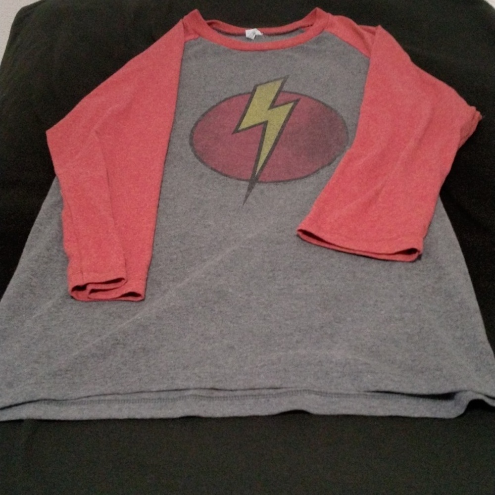 Men's Medium 3/4 Sleeve Flash Tshirt